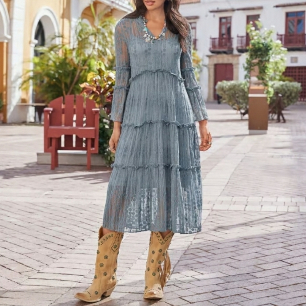Sundance Blue Midi Dress
